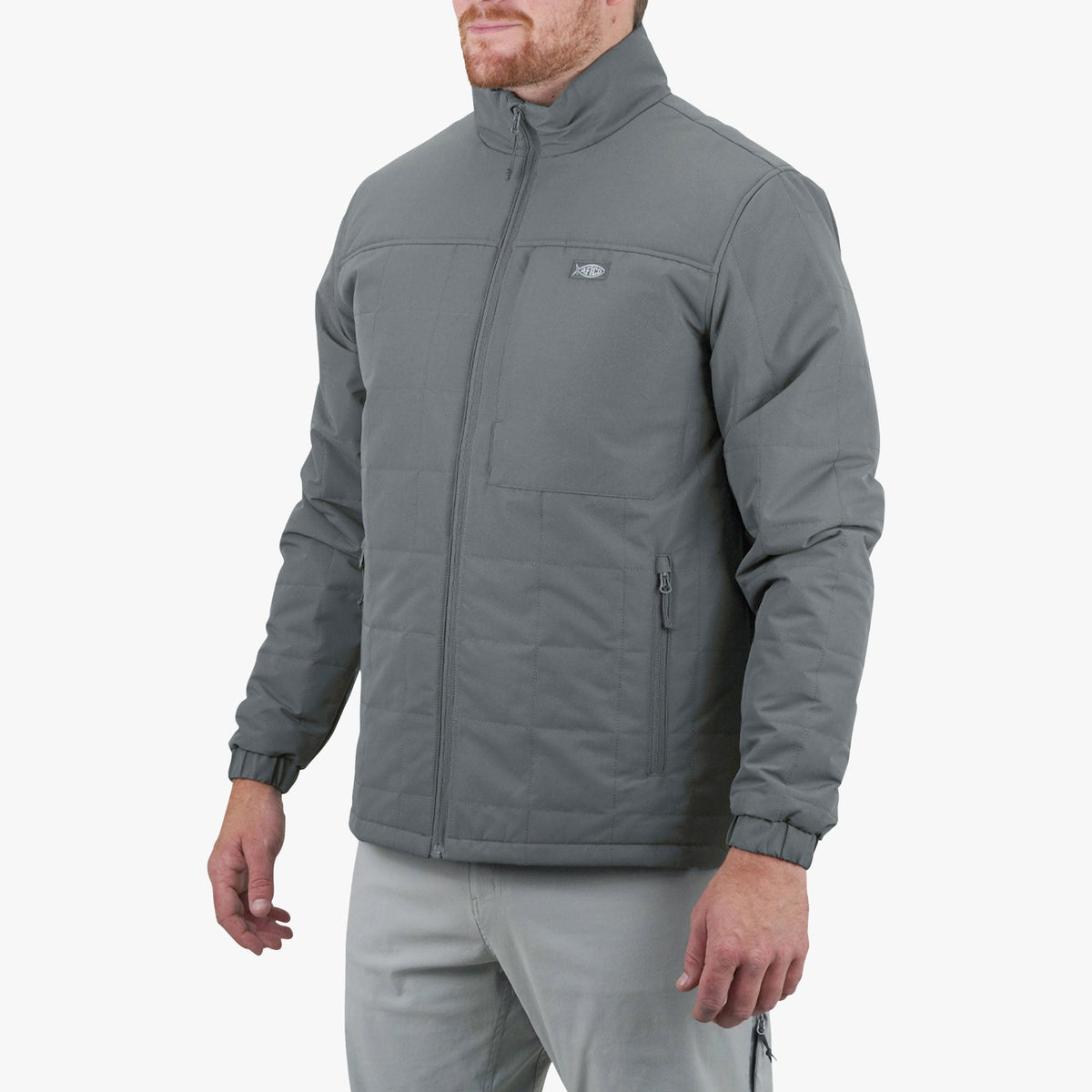 Rubber Crosswind Insulated Fishing Puffer Jacket / AFTCO Customer Favorite