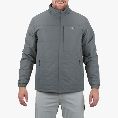 Rubber Crosswind Insulated Fishing Puffer Jacket / AFTCO Customer Favorite