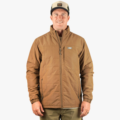Rubber Crosswind Insulated Fishing Puffer Jacket / AFTCO Customer Favorite