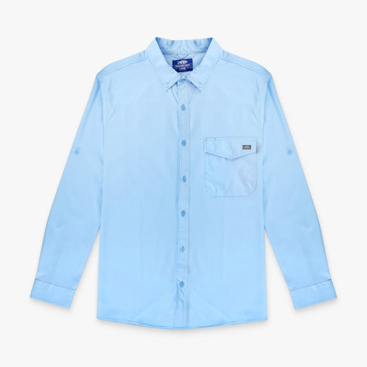 Airy Blue Palomar LS Vented Fishing Shirts / AFTCO Signature