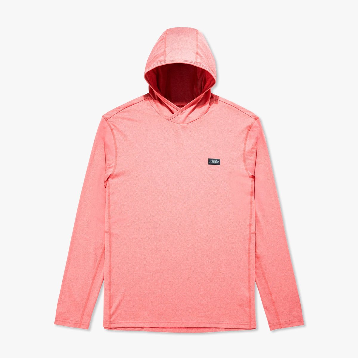 Conch Heather Air O Mesh Hooded Fishing Shirt / AFTCO Smart Buy