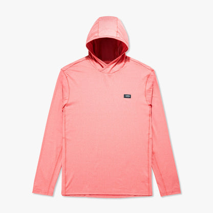 Conch Heather Air O Mesh Hooded Fishing Shirt / AFTCO Smart Buy