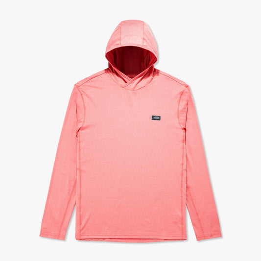 Conch Heather Air O Mesh Hooded Fishing Shirt / AFTCO Smart Buy