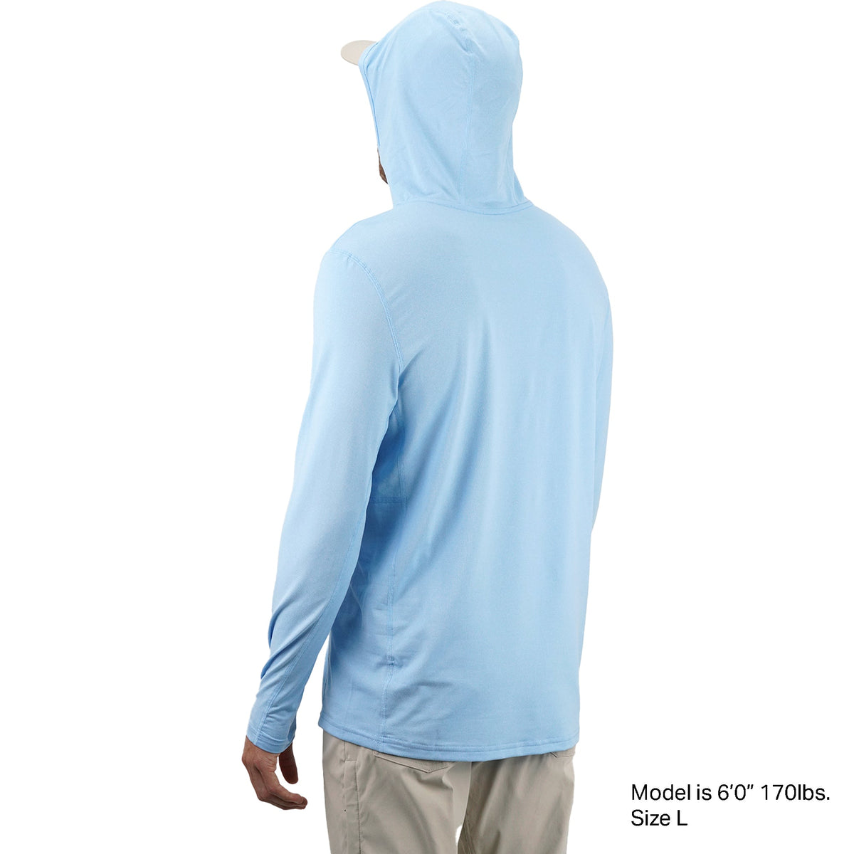 Conch Heather Air O Mesh Hooded Fishing Shirt / AFTCO Smart Buy