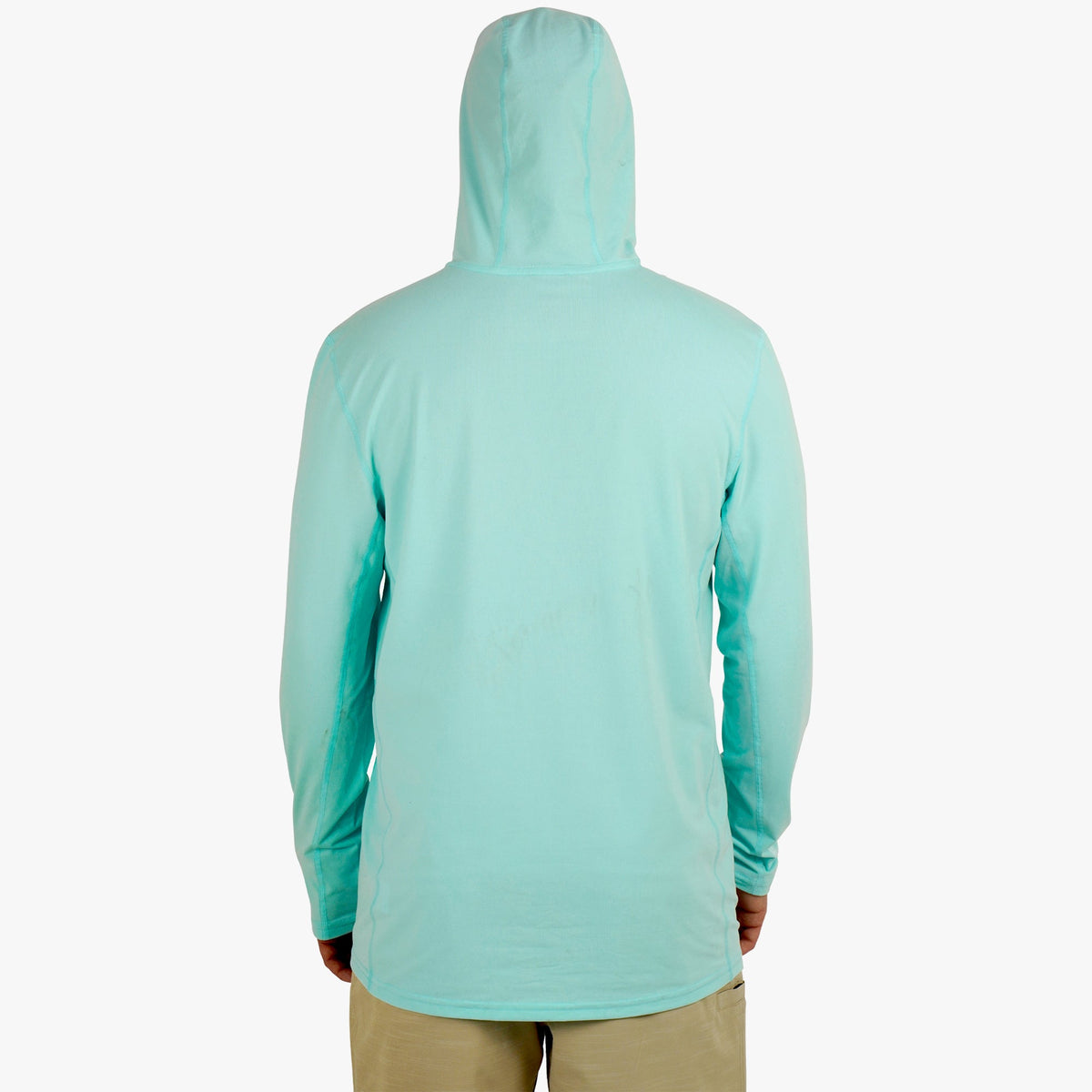 Conch Heather Air O Mesh Hooded Fishing Shirt / AFTCO Smart Buy