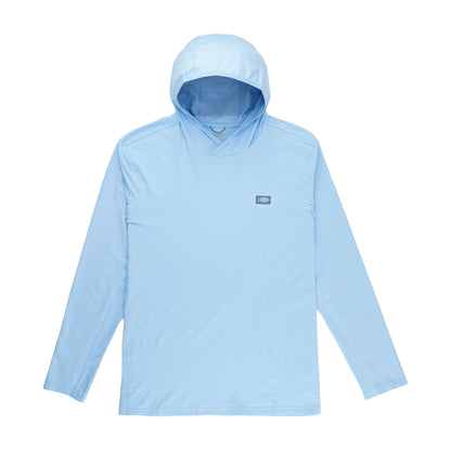 Conch Heather Air O Mesh Hooded Fishing Shirt / AFTCO Smart Buy