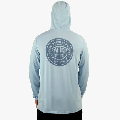Duck Green Heather Ocean Bound LS UPF Fishing Shirts / AFTCO Best Price