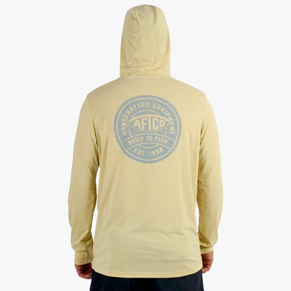 Duck Green Heather Ocean Bound LS UPF Fishing Shirts / AFTCO Best Price