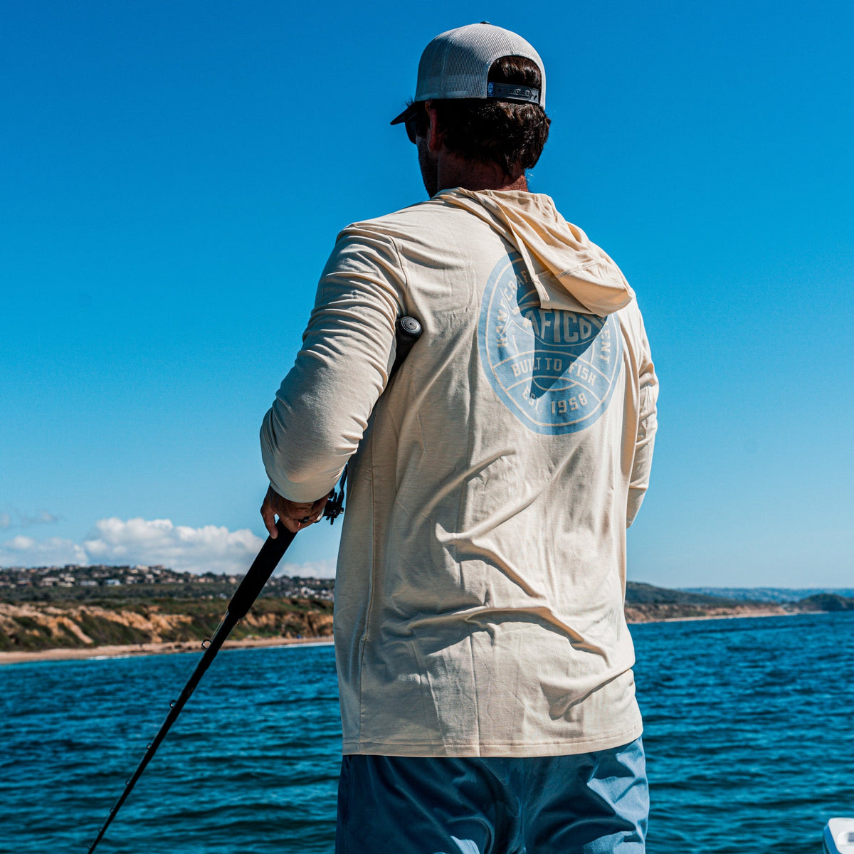 Duck Green Heather Ocean Bound LS UPF Fishing Shirts / AFTCO Best Price