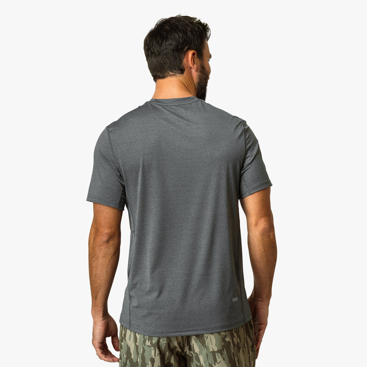 Shoreline Blue Heather Air O Mesh Breathable Fishing Shirt / AFTCO New
