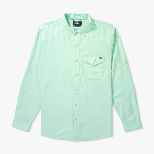 Aqua Glass Palomar LS Vented Fishing Shirts / AFTCO Hot Sale