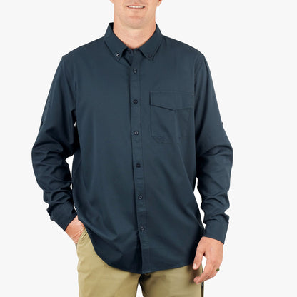 Aqua Glass Palomar LS Vented Fishing Shirts / AFTCO Hot Sale