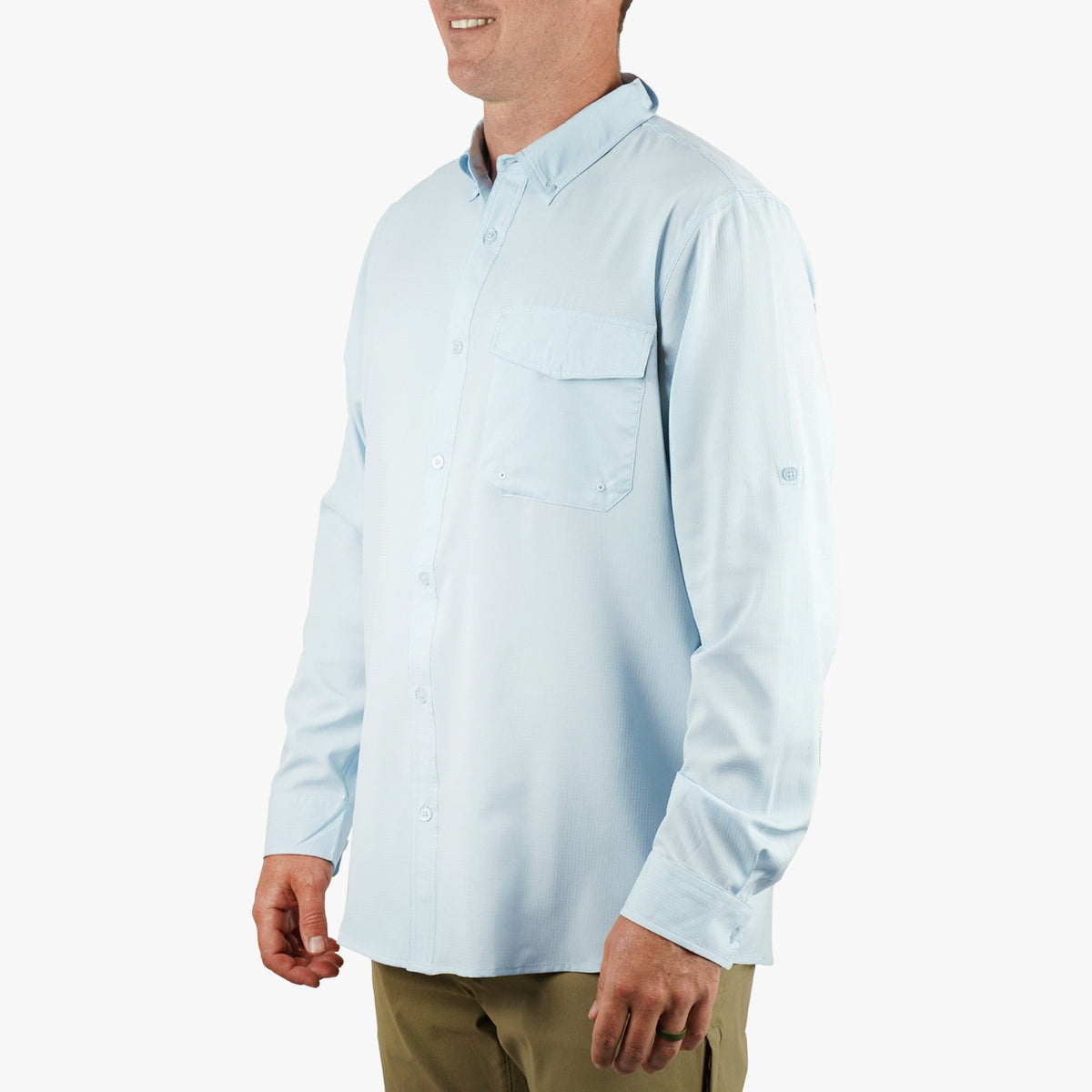 Aqua Glass Palomar LS Vented Fishing Shirts / AFTCO Hot Sale