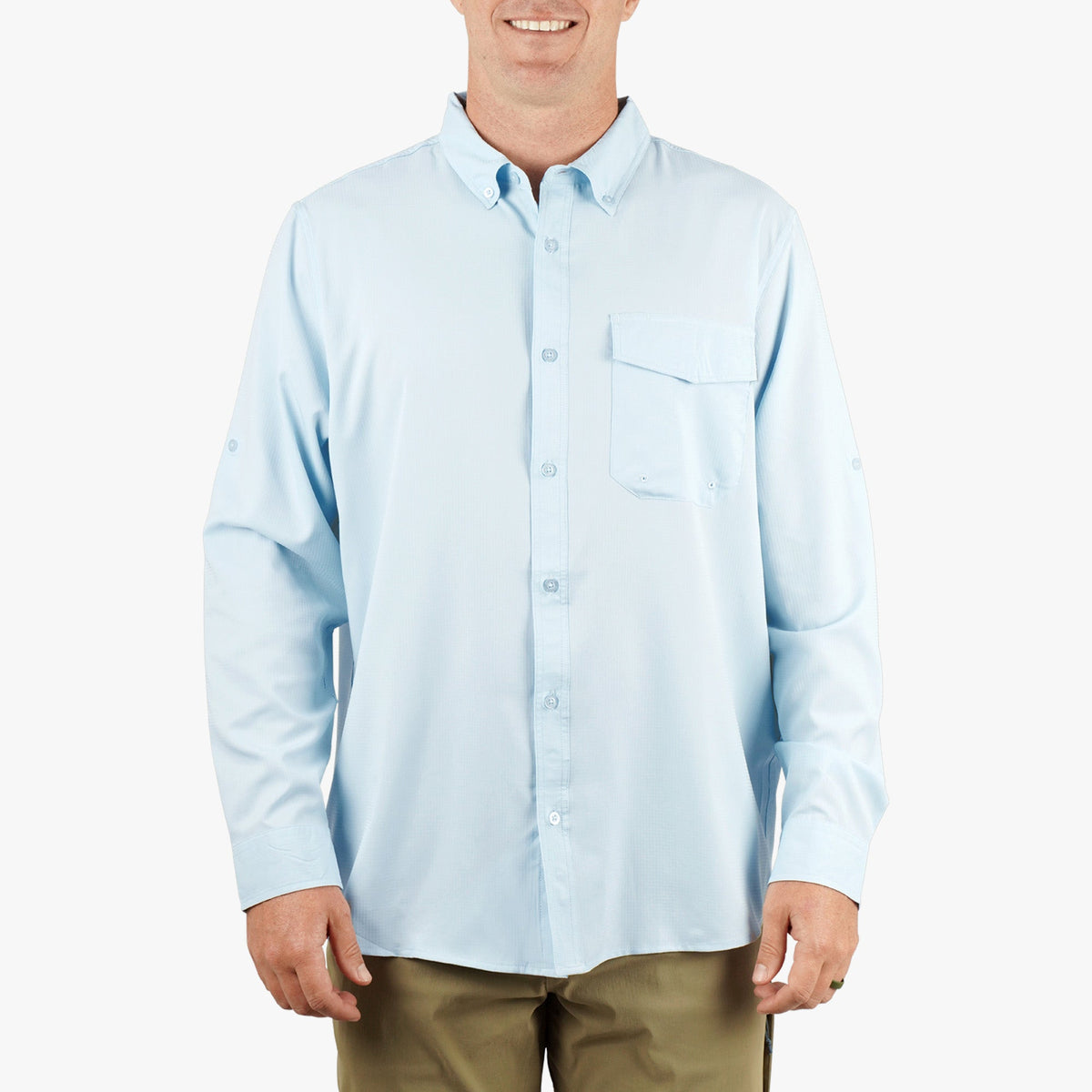 Aqua Glass Palomar LS Vented Fishing Shirts / AFTCO Hot Sale