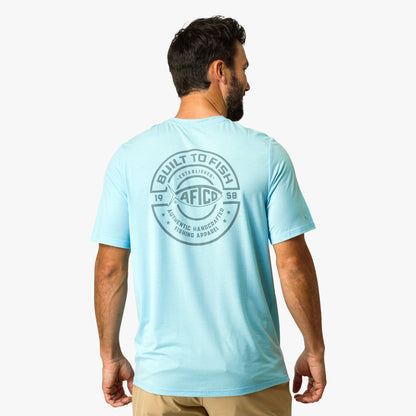 Fathom Heather Ocean Bound Short Sleeve Fishing Shirts |AFTCO / AFTCO Popular