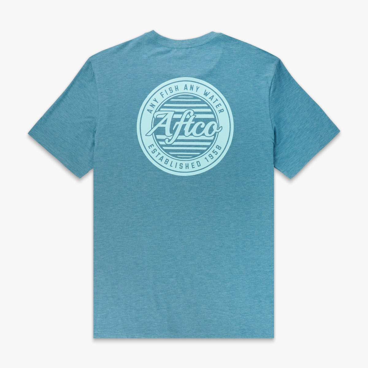 Fathom Heather Ocean Bound Short Sleeve Fishing Shirts |AFTCO / AFTCO Popular