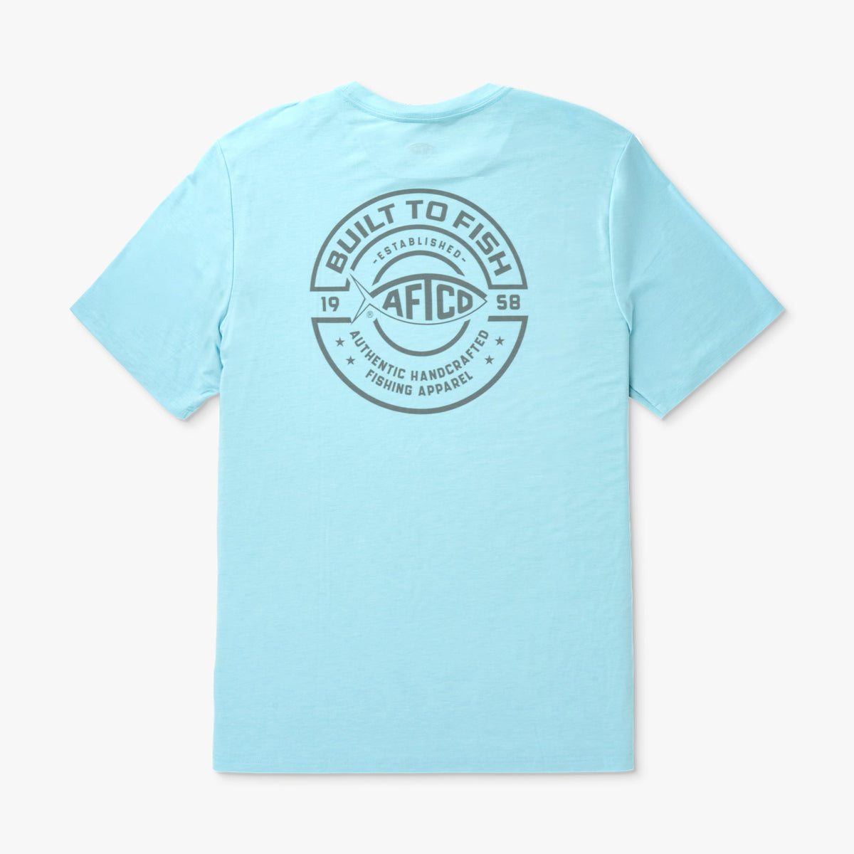 Fathom Heather Ocean Bound Short Sleeve Fishing Shirts |AFTCO / AFTCO Popular