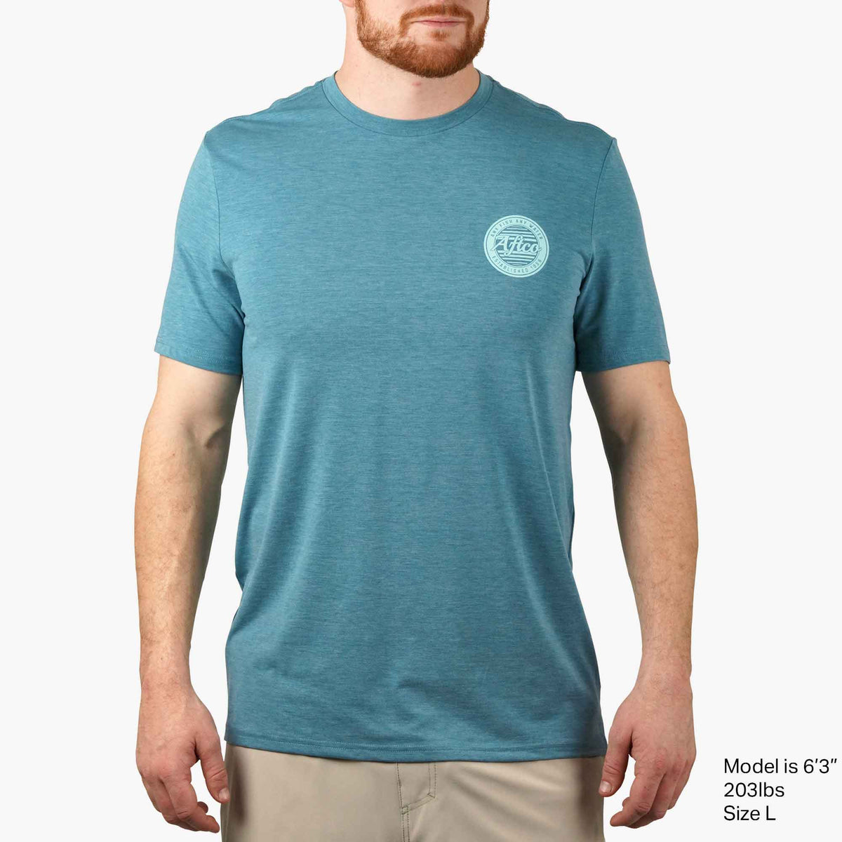 Fathom Heather Ocean Bound Short Sleeve Fishing Shirts |AFTCO / AFTCO Popular