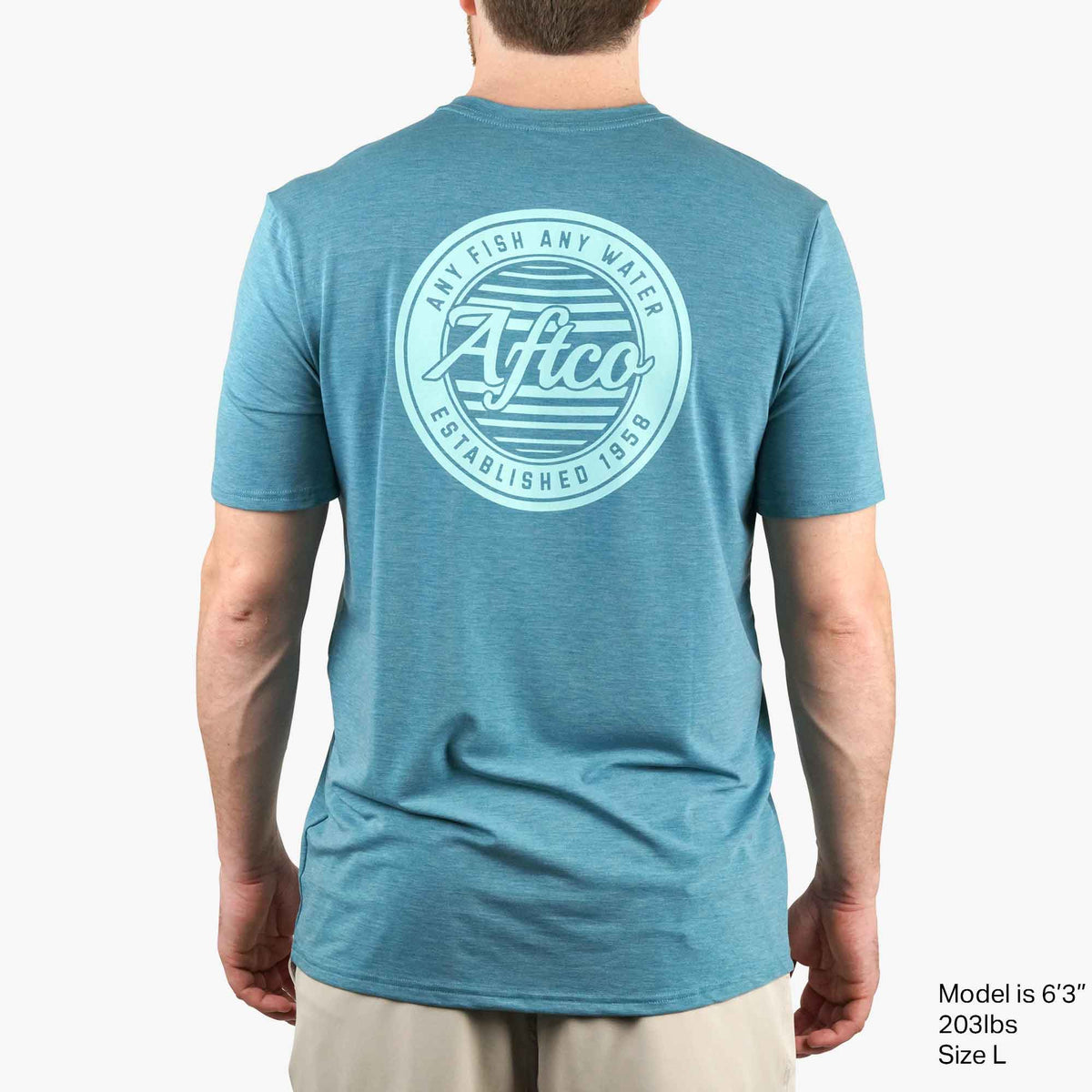 Fathom Heather Ocean Bound Short Sleeve Fishing Shirts |AFTCO / AFTCO Popular