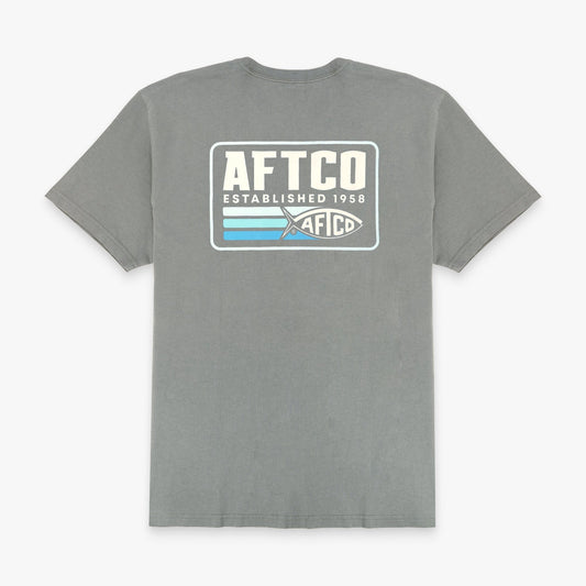 Cement Strype SS Fishing T-Shirt / AFTCO Best Seller