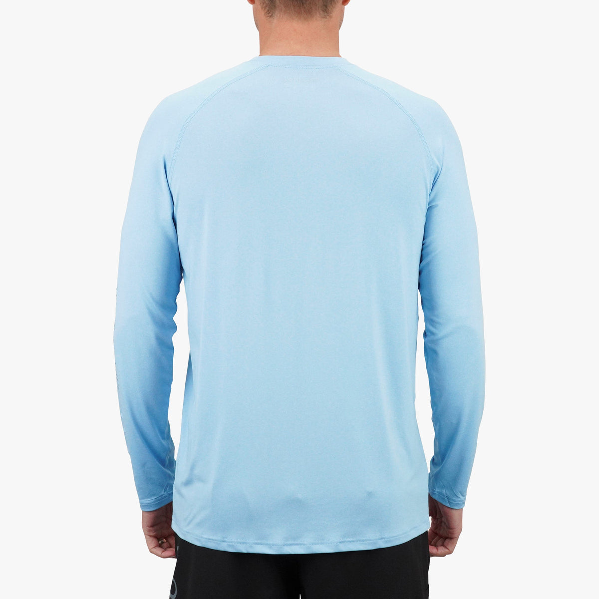 Airy Blue Heather Men's Long Sleeve Sun Protection Shirt - Samurai by AFTCO / AFTCO Customer Favorite