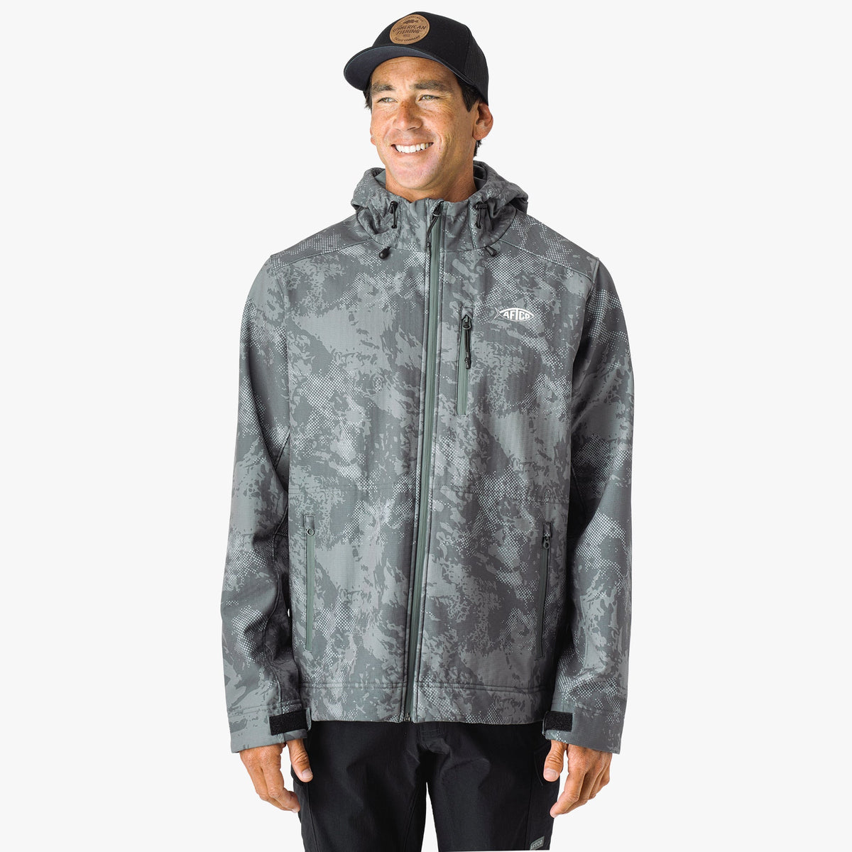 Chr Acid Camo Reaper Tactical Zip Up Camo Softshell Jacket / AFTCO Top Pick
