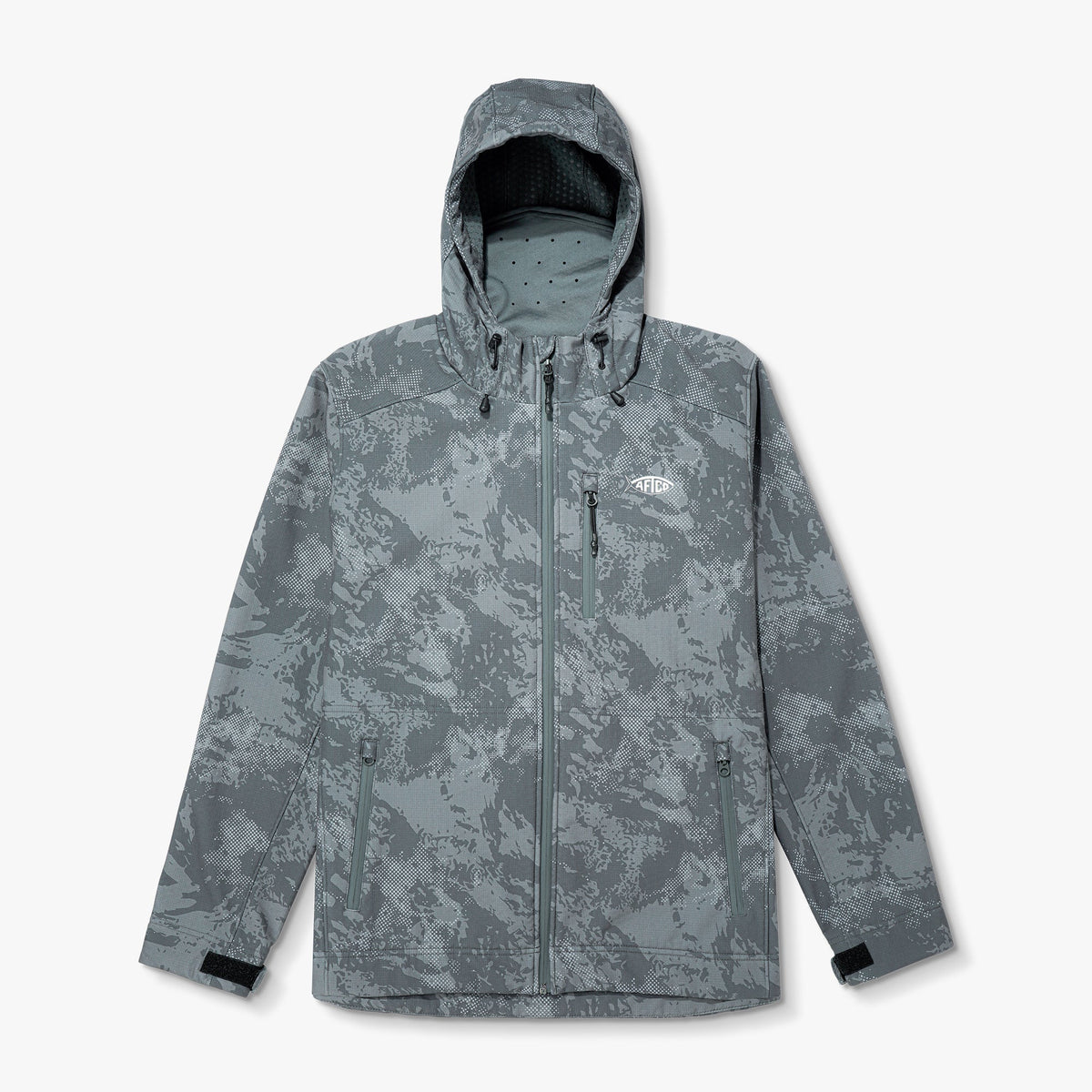 Chr Acid Camo Reaper Tactical Zip Up Camo Softshell Jacket / AFTCO Top Pick