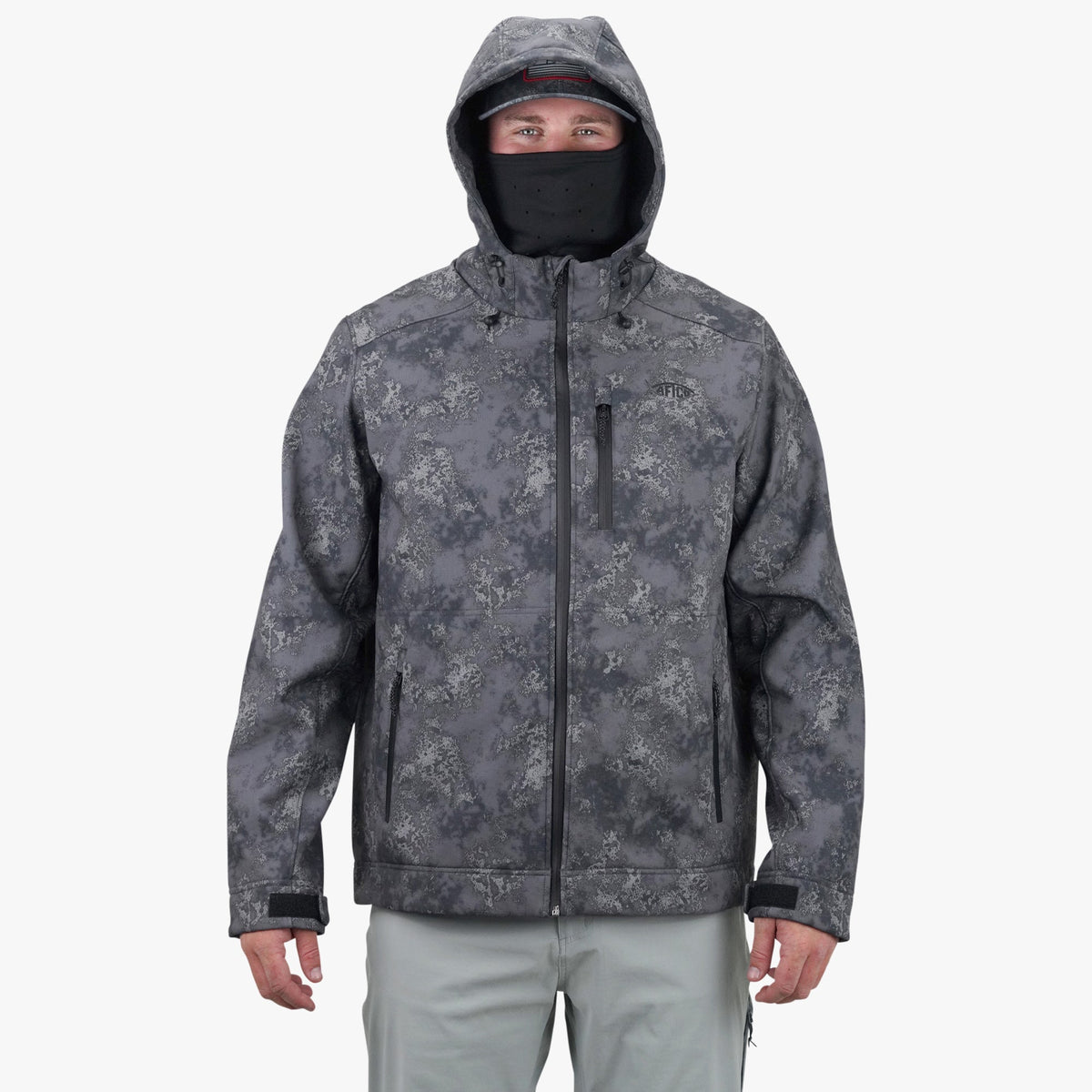 Chr Acid Camo Reaper Tactical Zip Up Camo Softshell Jacket / AFTCO Top Pick