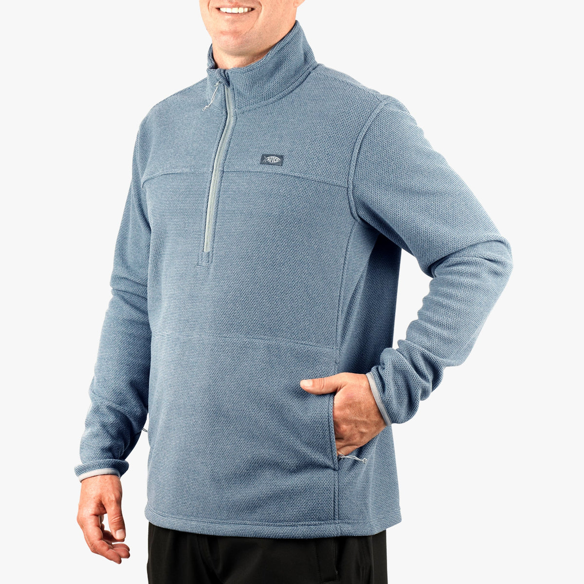 Bering Sea Heather Sentinel ¼ Zip Pullover / AFTCO Exclusive