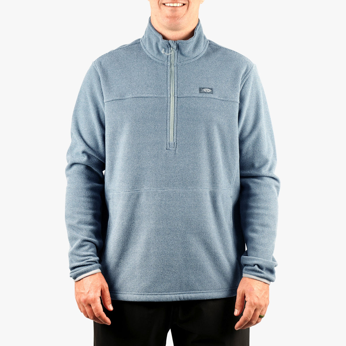 Bering Sea Heather Sentinel ¼ Zip Pullover / AFTCO Exclusive