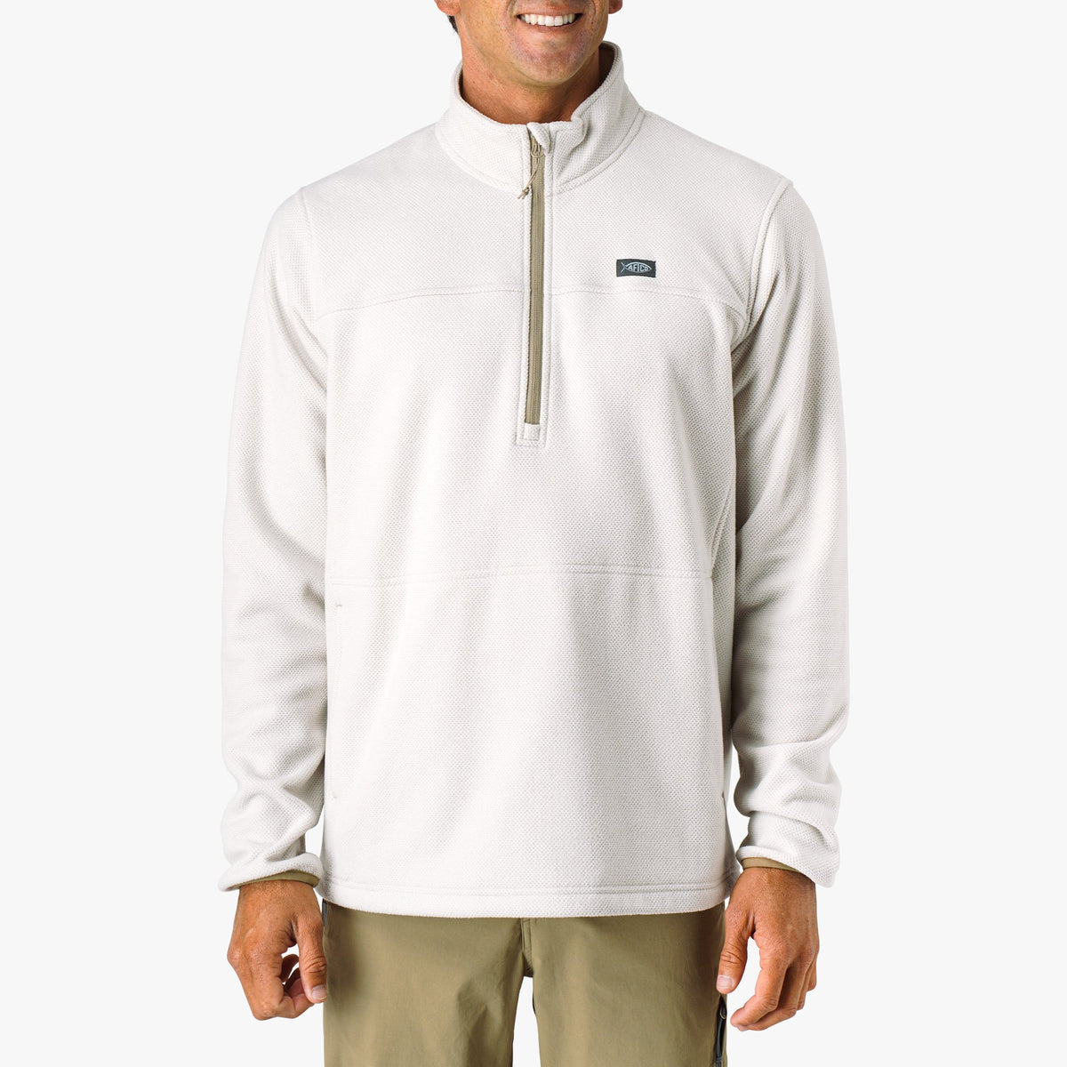 Bering Sea Heather Sentinel ¼ Zip Pullover / AFTCO Exclusive