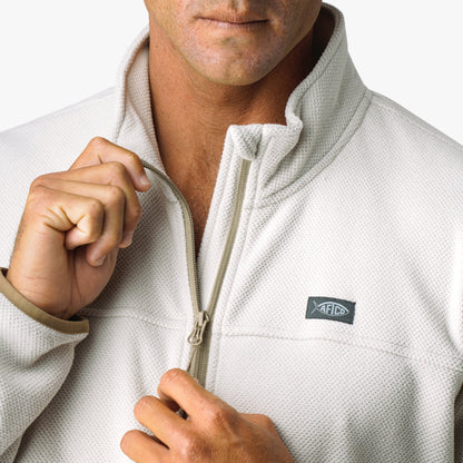 Bering Sea Heather Sentinel ¼ Zip Pullover / AFTCO Exclusive