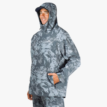 Steel Storm Camo Crossing Printed Camo Fishing Jacket / AFTCO Trusted