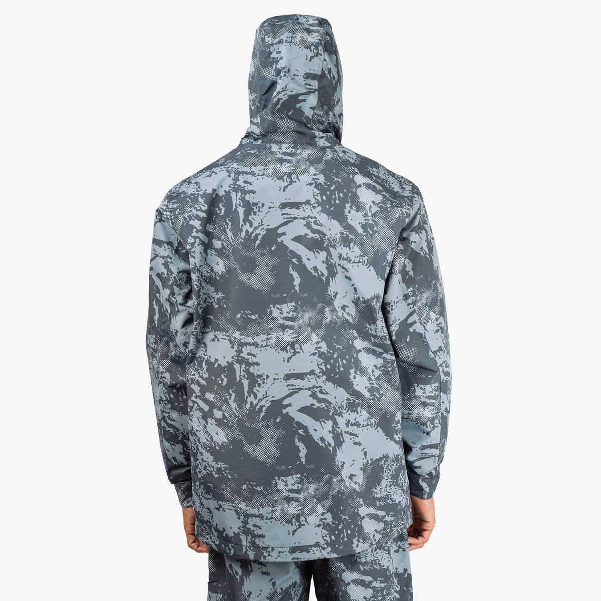 Steel Storm Camo Crossing Printed Camo Fishing Jacket / AFTCO Trusted