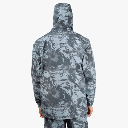 Steel Storm Camo Crossing Printed Camo Fishing Jacket / AFTCO Trusted