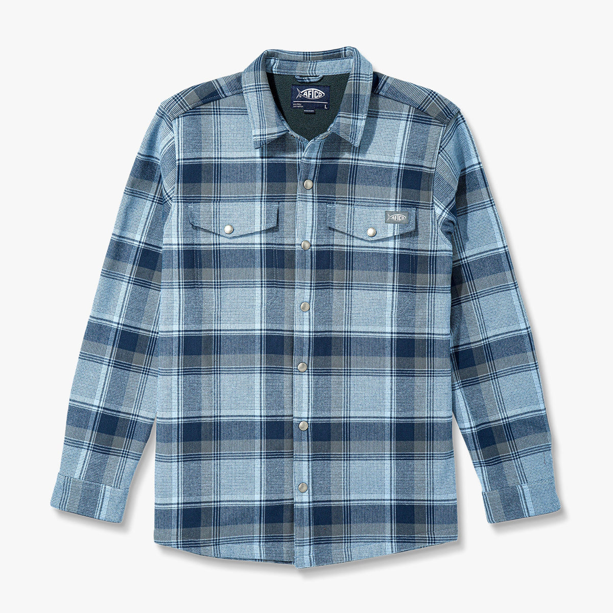 Sable Stout Button Up Flannel Shacket / AFTCO Deals