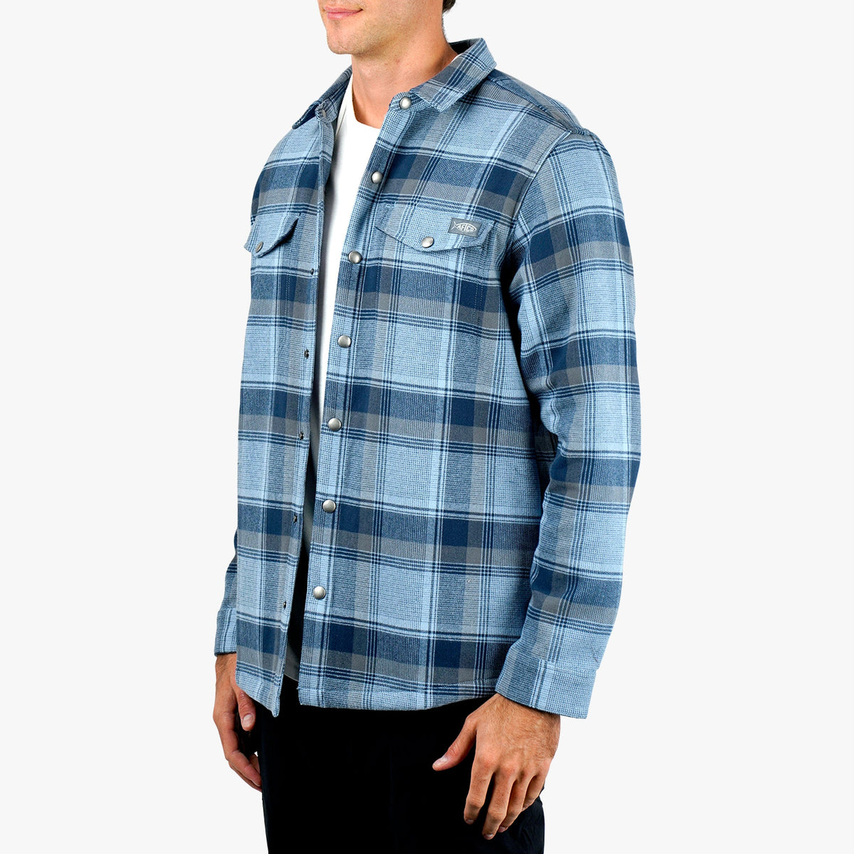 Sable Stout Button Up Flannel Shacket / AFTCO Deals