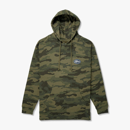 Forest Camo Powerboat Mens Pullover Hoodie / AFTCO Quality