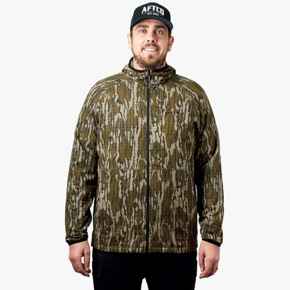 OG Bottomland ArmourLoft Mossy Oak Full Zip Fishing Hoodie / AFTCO Essential