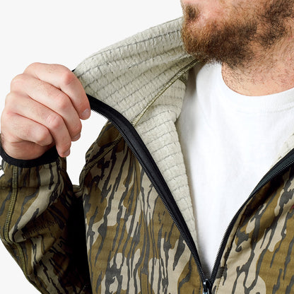 OG Bottomland ArmourLoft Mossy Oak Full Zip Fishing Hoodie / AFTCO Essential
