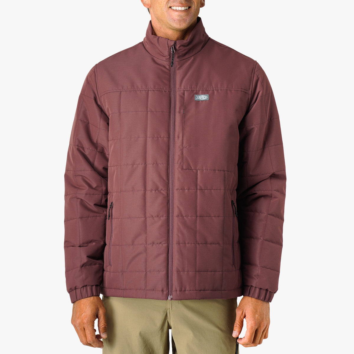 Sable Crosswind Insulated Fishing Puffer Jacket / AFTCO Smart Buy