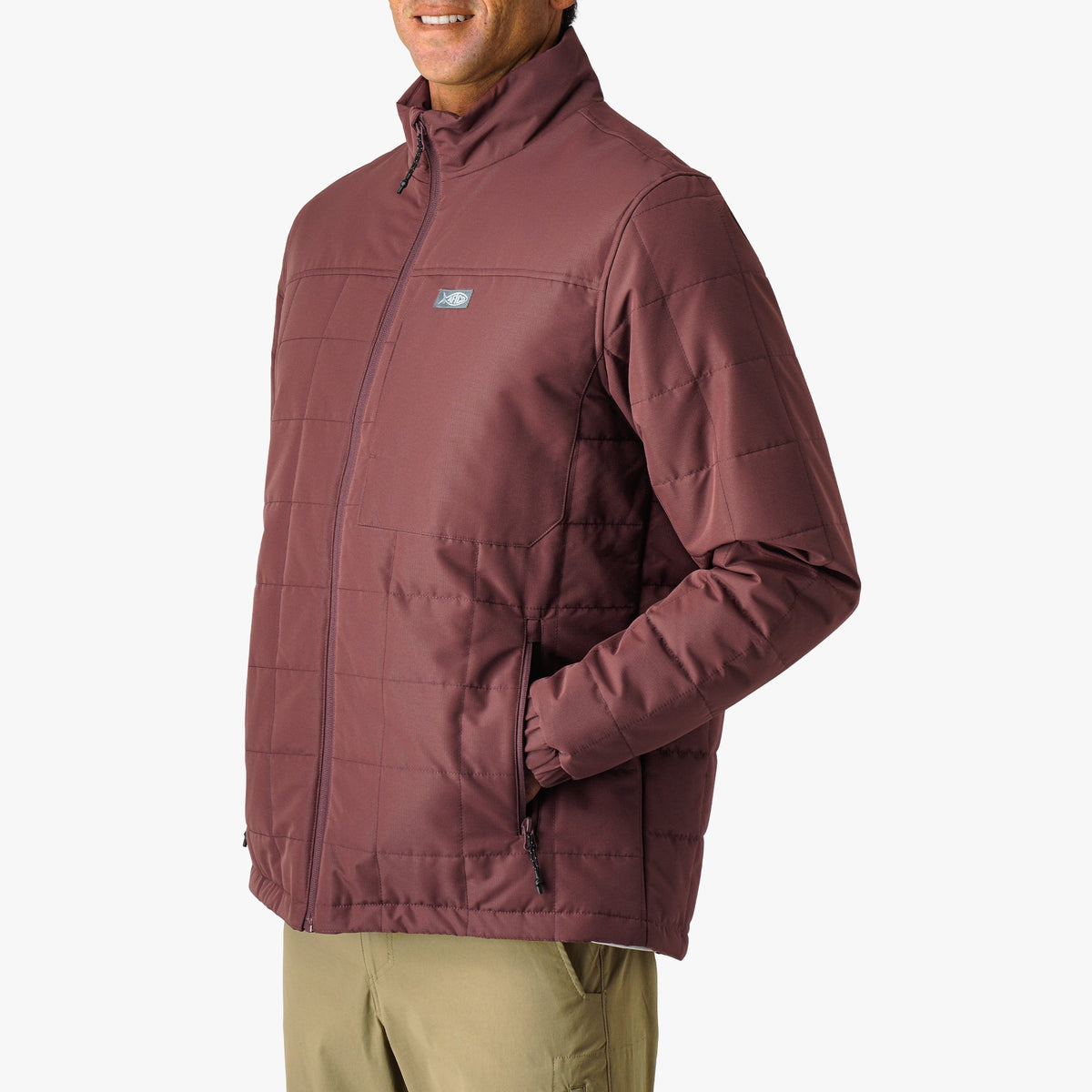 Sable Crosswind Insulated Fishing Puffer Jacket / AFTCO Smart Buy