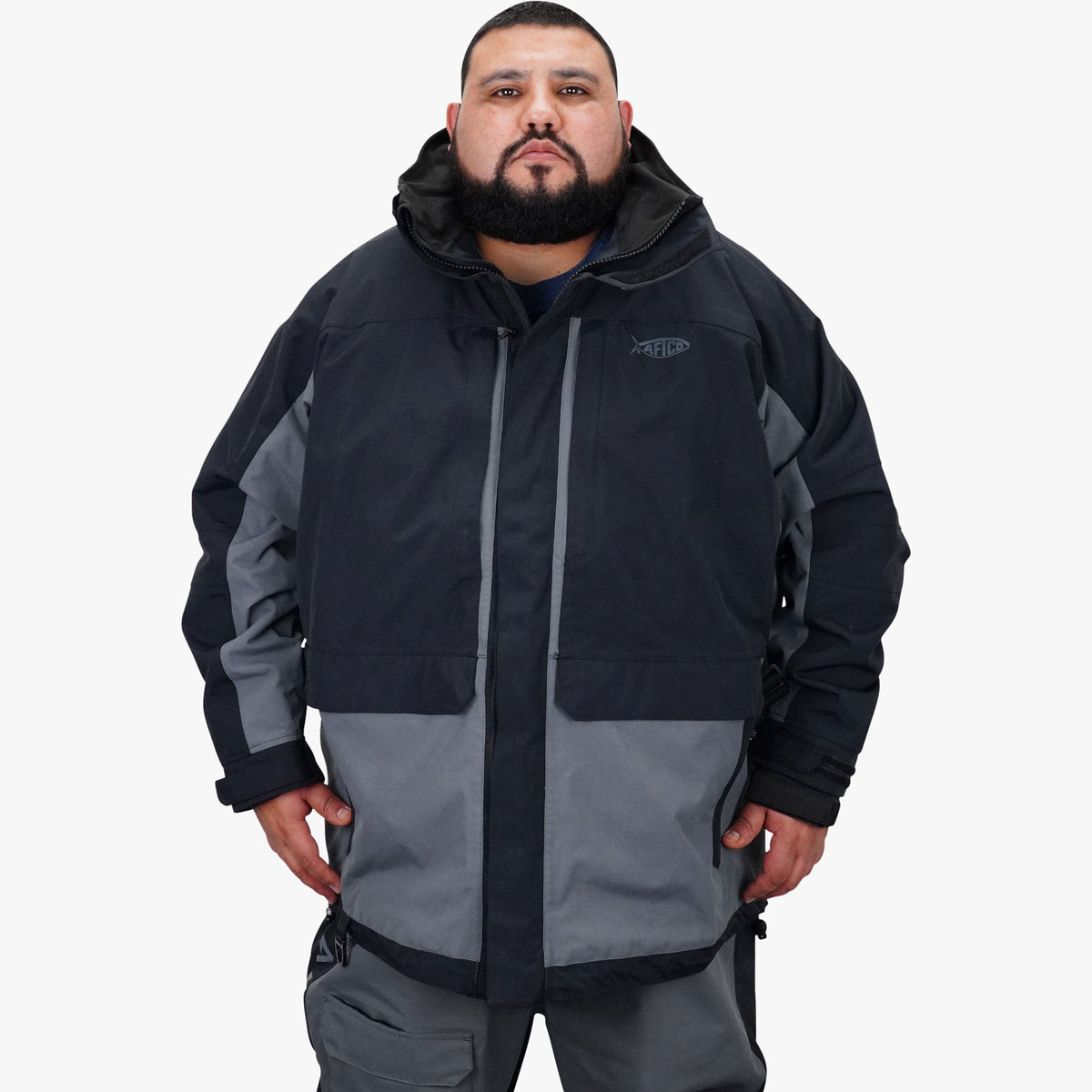 Gun Metal Big Guy Hydronaut® Heavy-Duty Jacket / AFTCO Special Offer