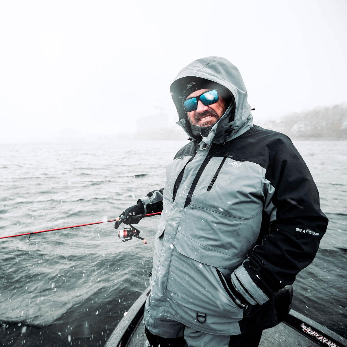 Gun Metal Big Guy Hydronaut® Heavy-Duty Jacket / AFTCO Special Offer