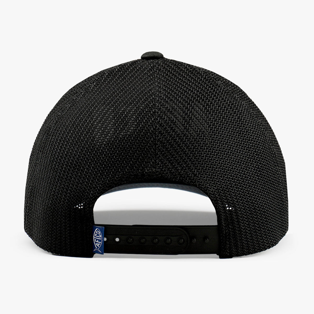 Black Tidal Trucker Fishing Hat Snapback / AFTCO Trusted