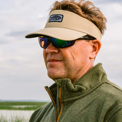 Silver Original Saltwater Fishing Visor / AFTCO Quality