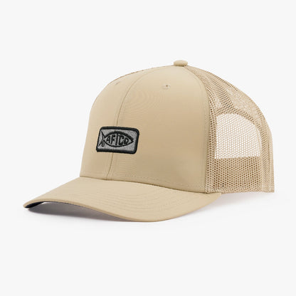 Khaki Original Fishing Trucker Hat / AFTCO Signature