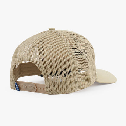 Khaki Original Fishing Trucker Hat / AFTCO Signature