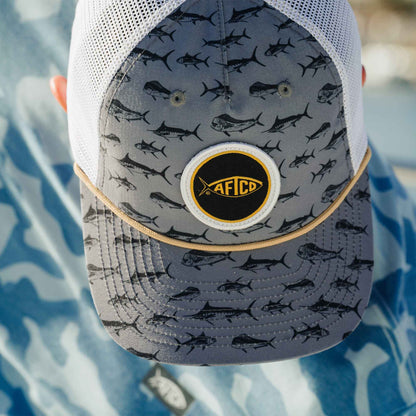 Arctic Big 3 Fishing Trucker Hat / AFTCO Premium