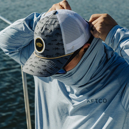 Arctic Big 3 Fishing Trucker Hat / AFTCO Premium
